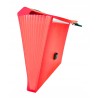 Teczka A4 harmonijkowa PP 13 przegródek z rączką czerwona BT623-C TETIS
