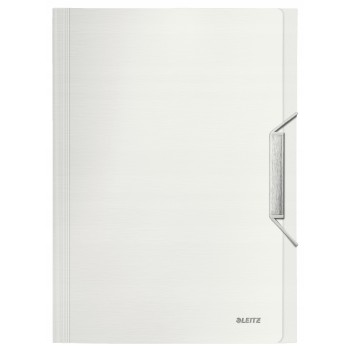 Teczka 6przegródek LEITZ STYLE A4 Arktyczna biel 250k 39570004