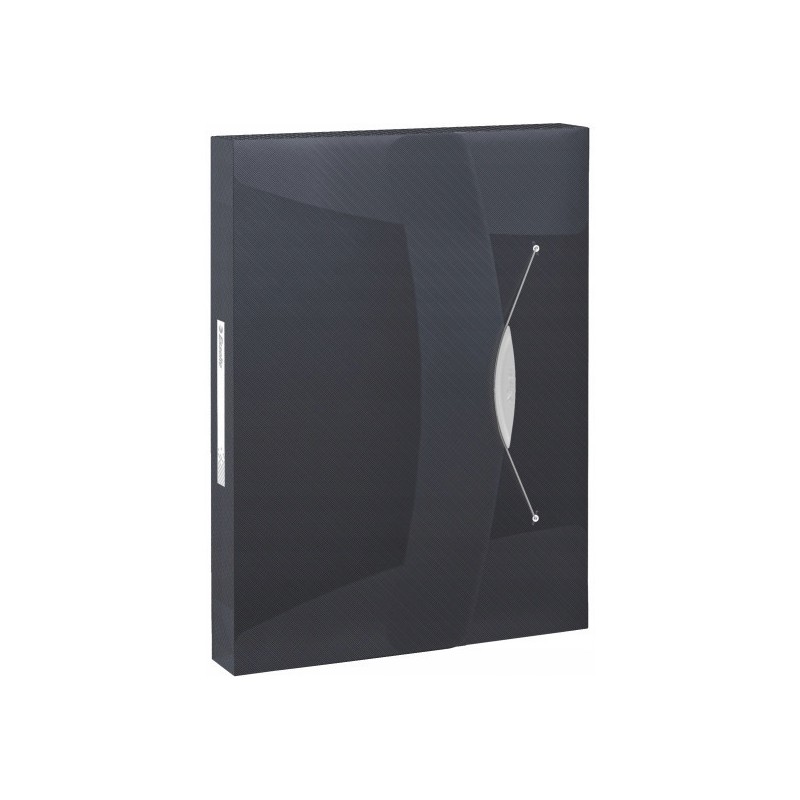 Teczka z gumką ESSELTE VIVIDA 40mm czarna 624049