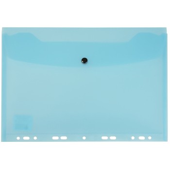 Teczka kopertowa na dokumenty A4 wpinana do segregatora PVC niebieska TP-12-03 BIURFOL