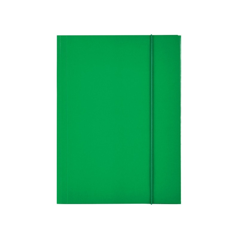 Teczka lakierowana z gumką A4 zielona ESSELTE 13437