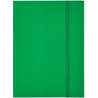 Teczka lakierowana z gumką A4 zielona ESSELTE 13437