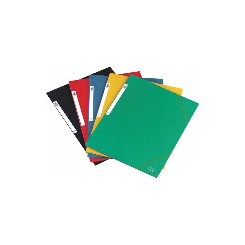 Teczka na dokumenty z gumką A4 kartonowa SAMOA żółta E120615-08 ELBA