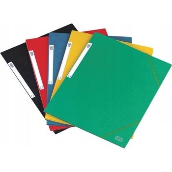 Teczka na dokumenty z gumką A4 kartonowa SAMOA czarna E120615-09 ELBA