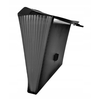 Teczka A4 harmonijkowa PP 13 przegródek z rączką czarna BT623-V TETIS