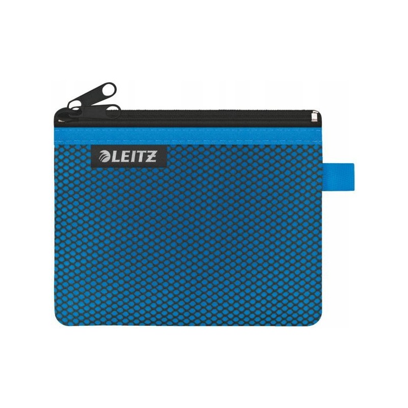 Koszulka z suwakiem z dwoma przegródkami Leitz WOW, rozmiar S, niebieska 40110036