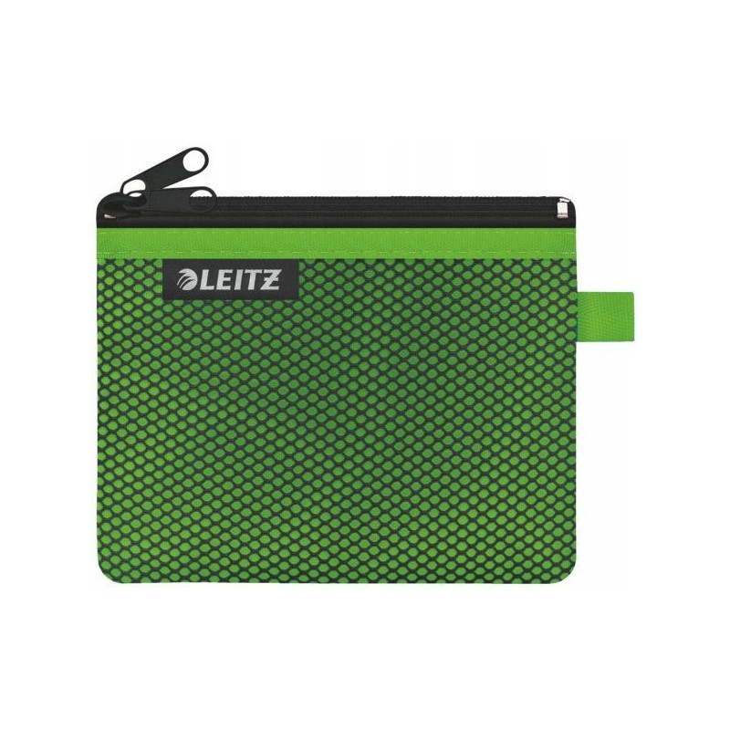 Koszulka z suwakiem z dwoma przegródkami Leitz WOW, rozmiar S, zielona 40110054