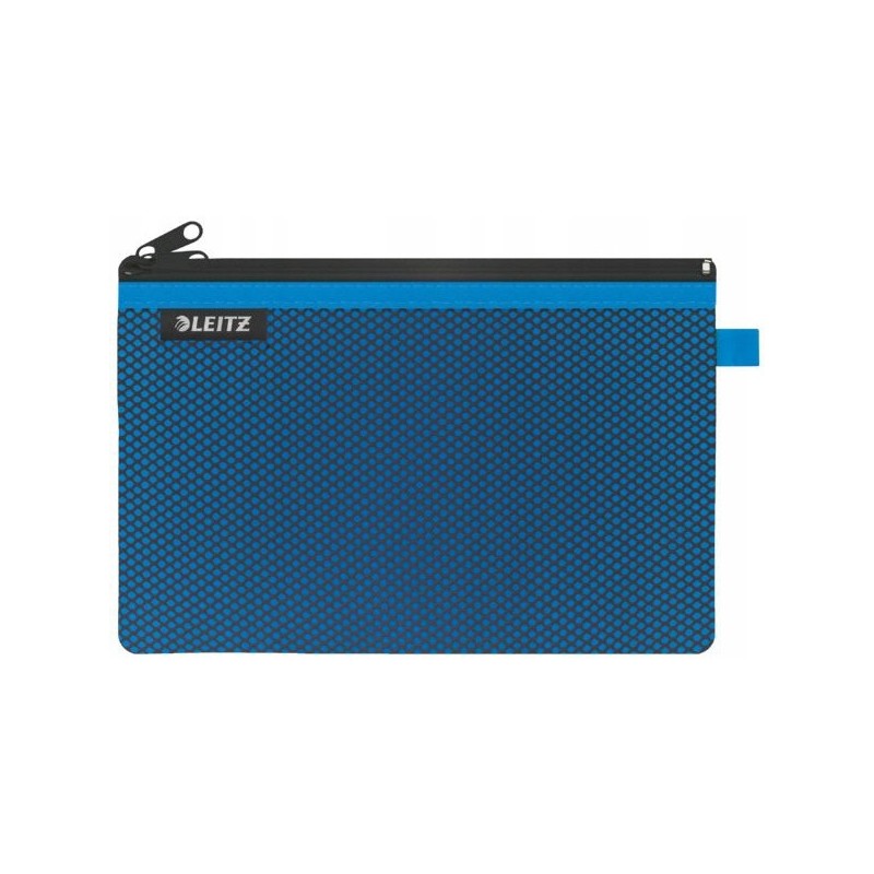 Koszulka z suwakiem z dwoma przegródkami Leitz WOW, rozmiar L, niebieska 40130036