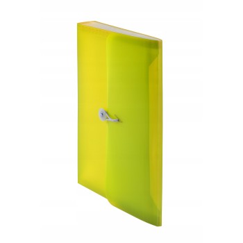 Teczka A4 harm.PP 13przegródek z gumką żółta BT622-Y TETIS