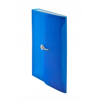 Teczka A4 harm.PP 13przegródek z gumką niebieska BT622-N TETIS