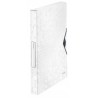 Teczka z gumką LEITZ WOW 30mm 250k A4 biała 46290001