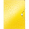Teczka z gumką LEITZ WOW 30mm 250k A4 żółta 46290016