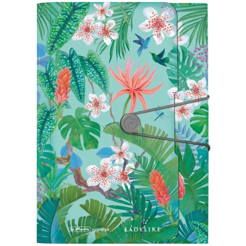 Teczka harmonijkowa na dokumenty A4 PP 12 przegródek LADYLIKE JUNGLE 50044016 HERLITZ