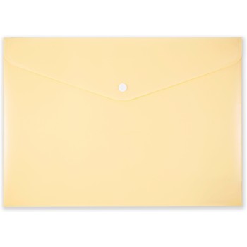 Teczka kopertowa na zatrzask A4 PP-113 żółta pastelowa TT7941 PENMATE