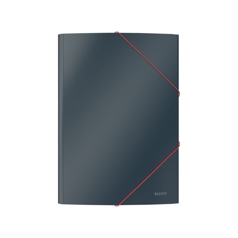 Teczka kartonowa z gumką, A4, szara 30020089