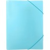 Teczka z gumką na dokumenty A4 PP pastelowy niebieski TGP-A4-02 BIURFOL