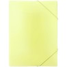 Teczka z gumką na dokumenty A4 PP pastelowy żółty TGP-A4-03 BIURFOL