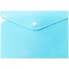 Teczka kopertowa na dokumenty A5 na zatrzask PP pastelowy niebieski TKP-A5-02 BIURFOL