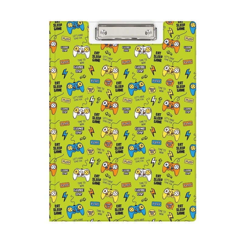 Teczka z klipem na dokumenty Clipboard A4 PVC wzór Pady KHN-04-31 BIURFOL