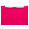 Teczka harmonijkowa z gumką 13-przegródek okno PVC RIO różowa 38128 PINK DELI