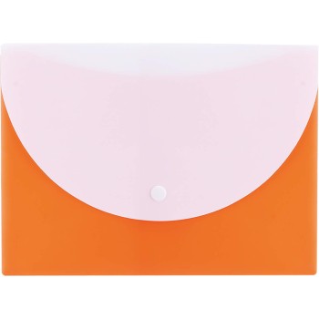 Teczka kopertowa na zatrzask A5 RIO pomarańczowa E38978 ORANGE DELI