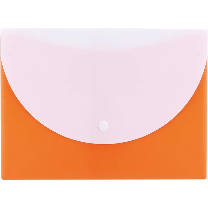 Teczka kopertowa na zatrzask A5 RIO pomarańczowa E38978 ORANGE DELI