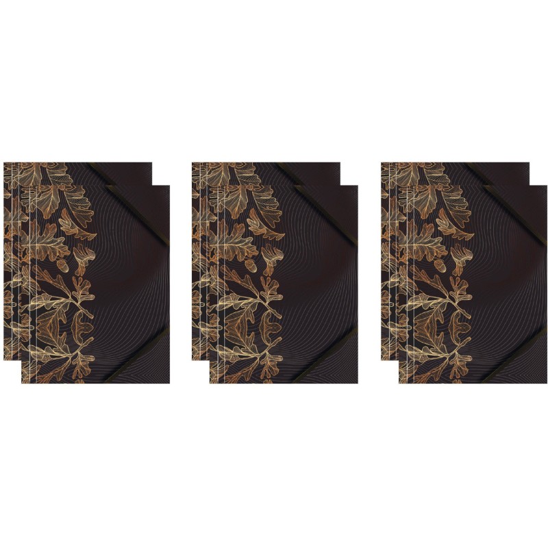 Teczka kartonowa A4 z gumką narożną ZŁOTE LIŚCIE BT601-B3 TETIS