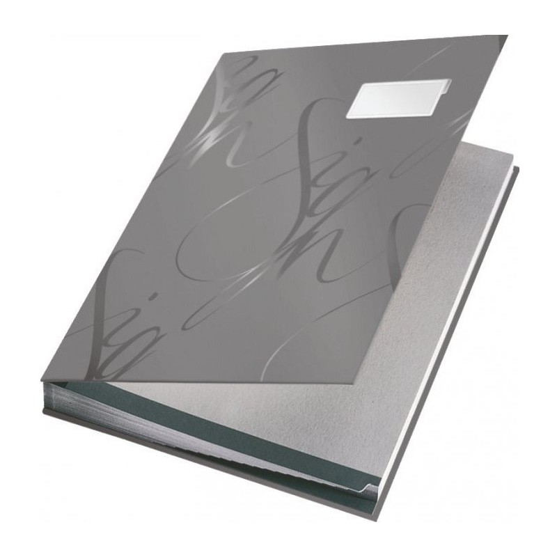 Książka do podpisu LEITZ szary 18 przegródek 57450085