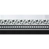 Wstążka czarno-biała mix (4szt.) 16mm x 1m 412504 TITANUM