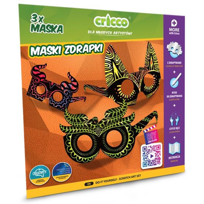 Zestaw ZRÓB TO SAM CRICCO maski zdrapki CR131