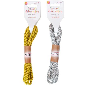 Sznurek dekoracyjny 5mm x 2m ALIGA SZ-2733