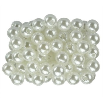 Perełki białe 8mm 40g 363617