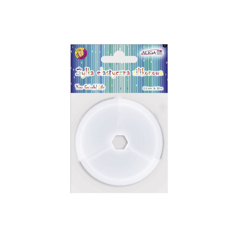 Żyłka elastyczna silikonowa 0,5mm x 30m ALIGA DA-9938
