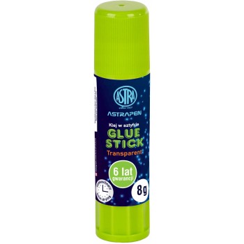 Klej szkolny w sztyfcie Glue Stick transparentny 8g. 401120004 ASTRA