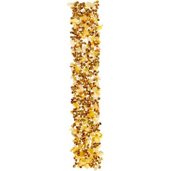 Kryształki samoprzylepne z kamykami ZŁOTE 3,5x16cm 501438