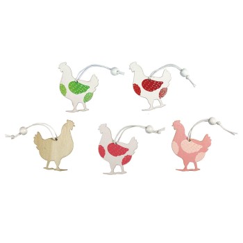 Ozdoba drewniana Craft-Fun Series Kura zawieszka 494410 TITANUM