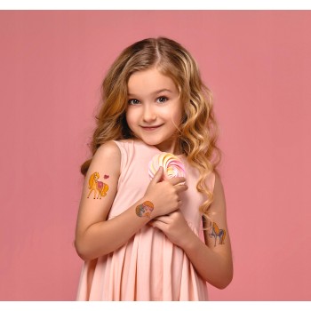 Naklejki tatuaże dla dzieci KONIKI 56681 Z-DESIGN KIDS TATTOO AVERY ZWECKFORM