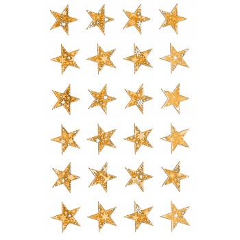 Naklejki Z-Design foliowe - złote gwiazdki 52419 AVERY ZWECKFORM