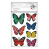 Naklejki dwuwarstwowe 3D MOTYLE 7szt. 491049 TITANUM