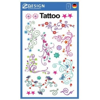 Naklejki tatuaże dla dzieci ORNAMENTY 56749 Z-DESIGN KIDS TATTOO AVERY ZWECKFORM