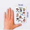 Naklejki tatuaże dla dzieci SYRENKI 56763 Z-DESIGN KIDS TATTOO AVERY ZWECKFORM