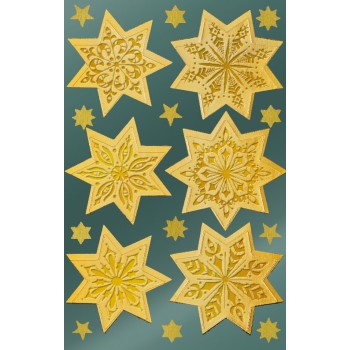 Naklejki Z-Design - złote gwiazdy 52808 AVERY ZWECKFORM