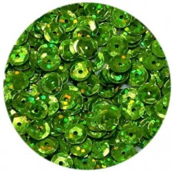 Cekiny hologramowe 8mm jasno zielone H150 BREWIS