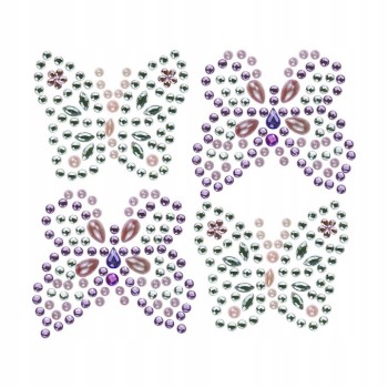 Kryształki samoprzylepne MOTYL 627653 24MH03214 TITANUM