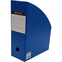 Pojemnik na czasopisma NATUNA A4 10cm niebieski PCV (SD-36-03)