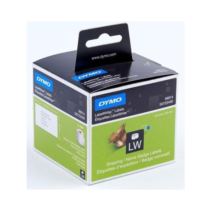 Identyfikator transportowy 101x54 99014 etykieta biała DYMO S0722430