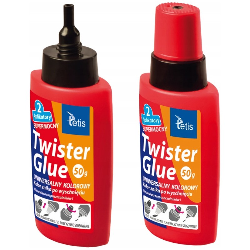 Klej uniwersalny 50g kolorowy BG211-K TETIS