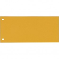 Przekładki kartonowe 1/3 A4 (100) żółte (separatory) 624448 ESSELTE