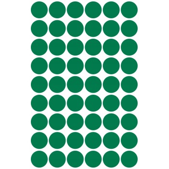 Etykiety kółka Q12mm zielone 3143 AVERY ZWECKFORM