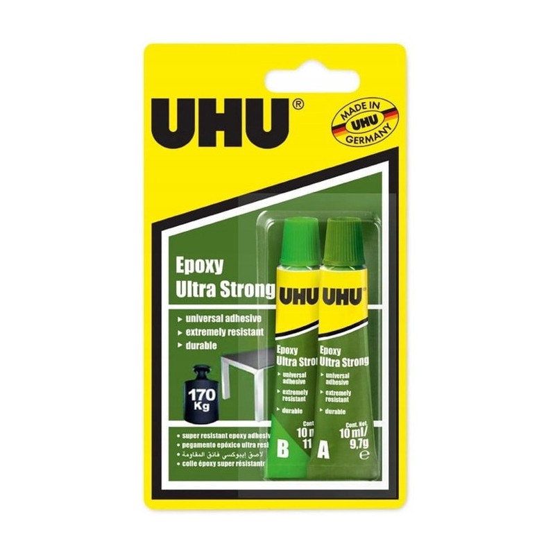 Klej UHU 170kg EPOXY Ultra Strong 2x 10ml 37550